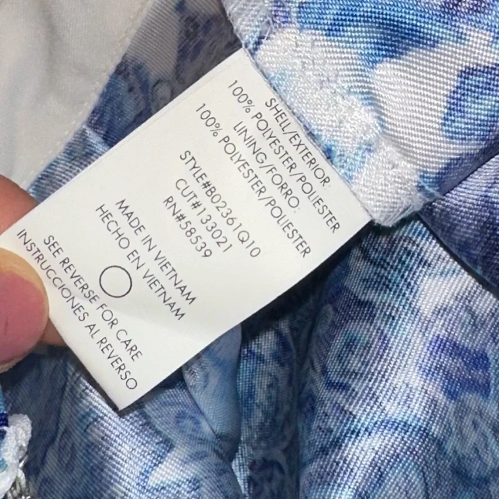 Xtraordinary Blue and White Prom Dress - Picture 14 of 16